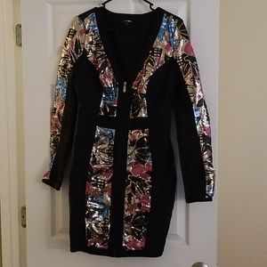 Pink & Gold Sequin dress